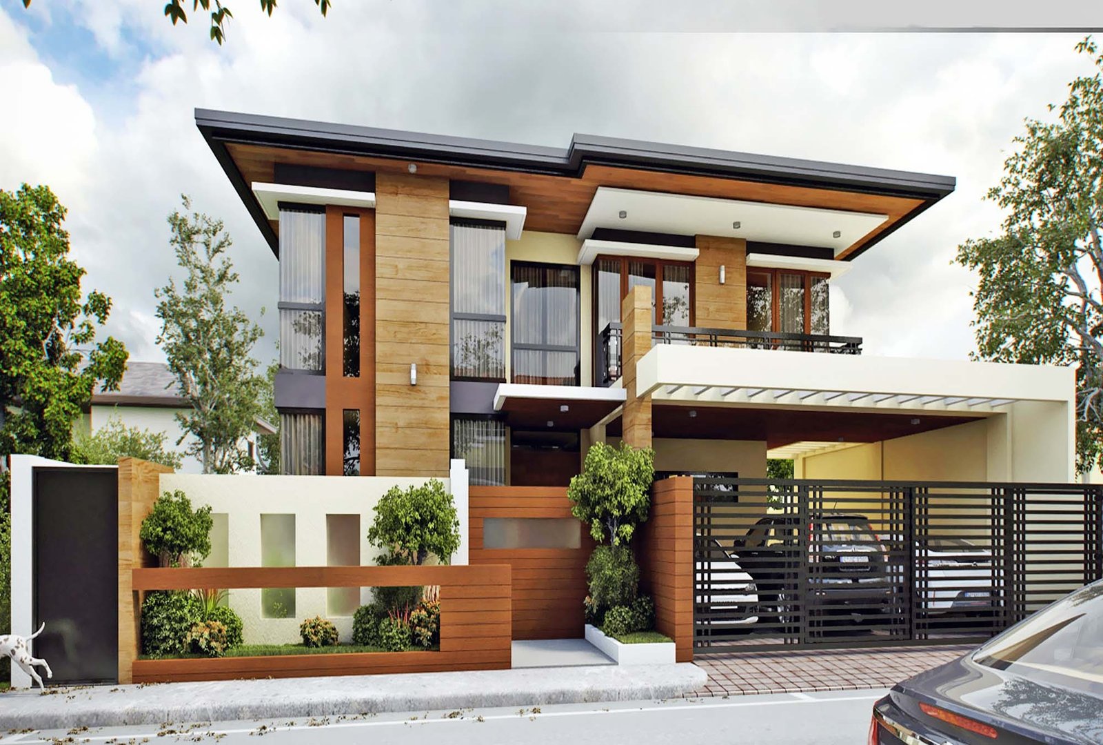 Double storey home exterior by Build With Herman